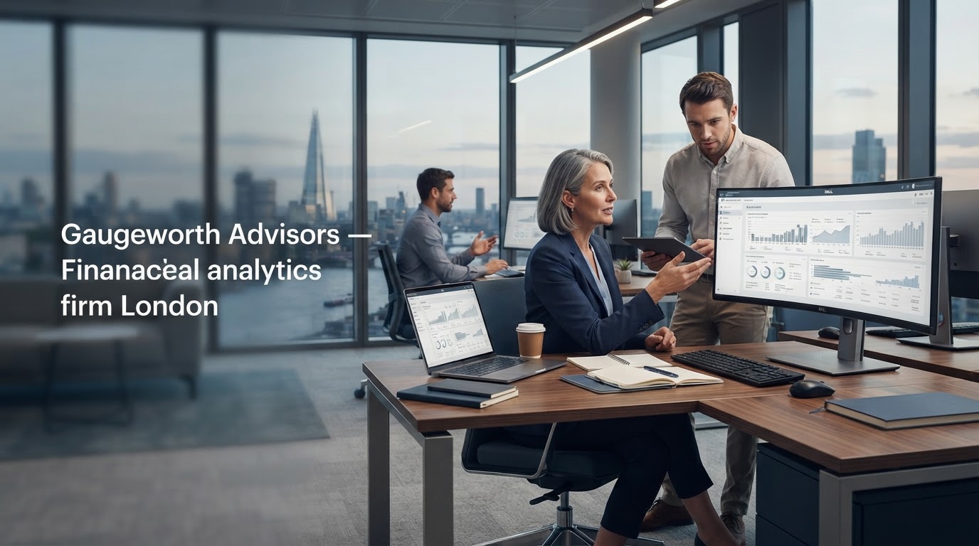 Gaugeworth Advisors analytics dashboard displaying predictive market indicators